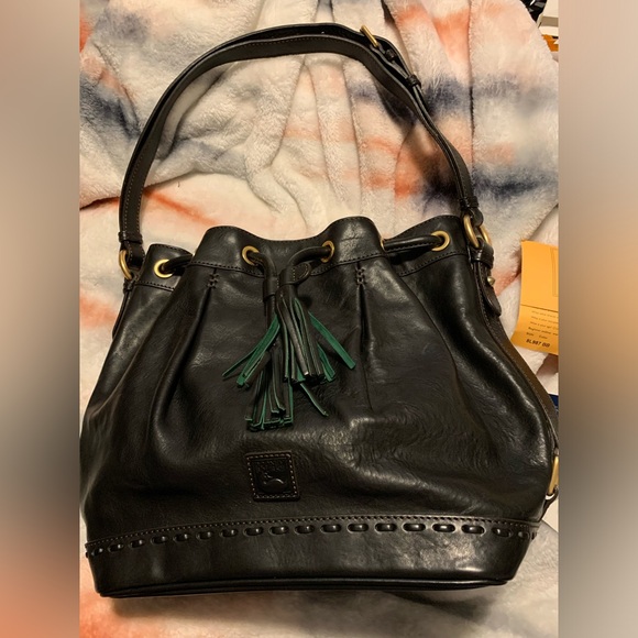 NET - Black Florentine Drawstring Leather - Picture 1 of 12
